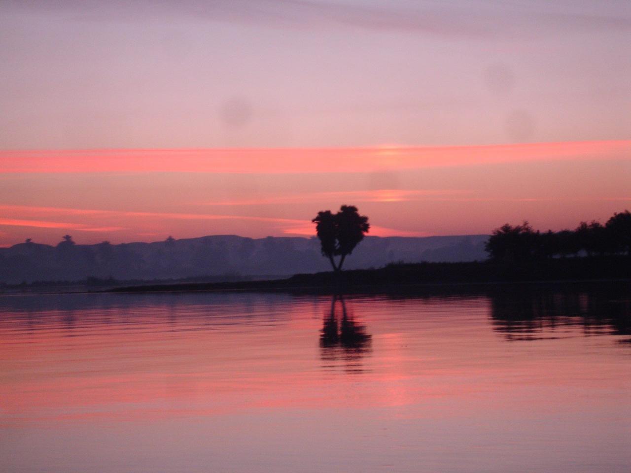 lever de soleil sur le Nil